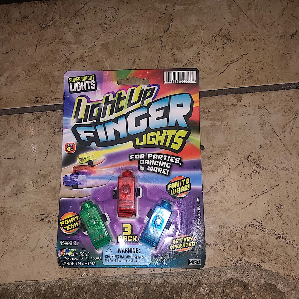 Jaru Light Up Finger Lights 3-Pack